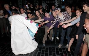 Aaron J. Albano with Ben Fankhauser, Tommy Bracco, Alex Wong, Andy Richardson, Kara Lindsay, Jeremy Jordan, Capathia Jenkins & Company @ BroadwayWorld Aaron J. Albano with Ben Fankhauser, Tommy Bracco, Alex Wong, Andy Richardson, Kara L Photo