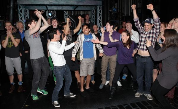 Aaron J. Albano with Ryan Steele, Tommy Bracco, Ben Fankhauser, Alex Wong, Kyle Coffm Photo
