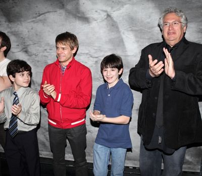 Lewis Grosso, Andrew Keenan-Bolger & Matthew J. Schechter & Harvey Fierstein Photo