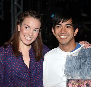 Kara Lindsay, Aaron J. Albano @ BroadwayWorld Kara Lindsay, Aaron J. Albano Photo