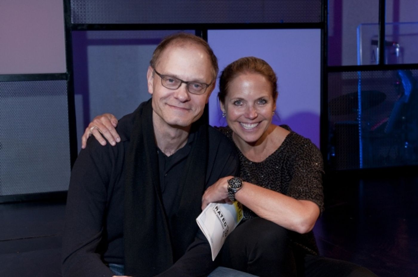 Photo Flash: Katie Couric and David Hyde Pierce Visit RATED P FOR PARENTHOOD  Image