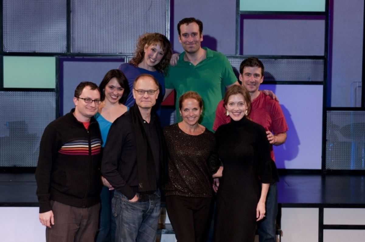 David Hyde Pierce and Katie Couric with RATED P FOR PARENTHOOD Cast at 
