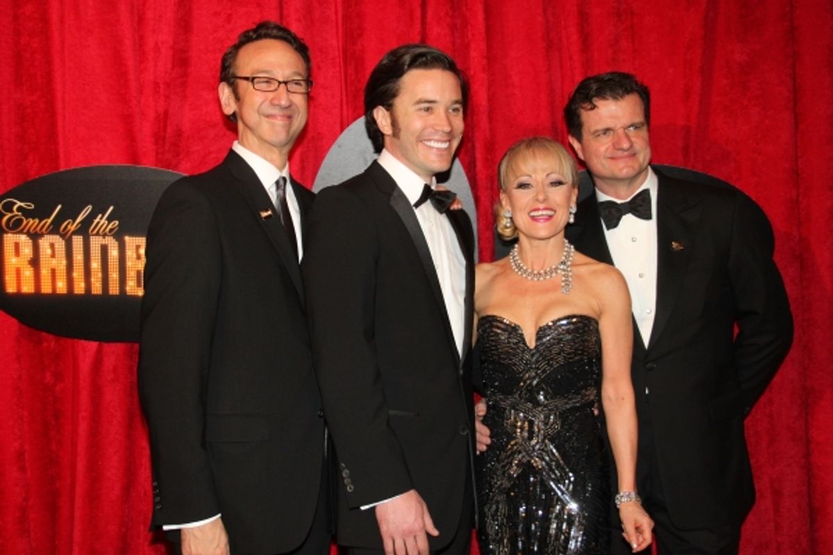 Jay Russell, Tom Russell, Tracie Bennett and Michael Cumpsty at 
