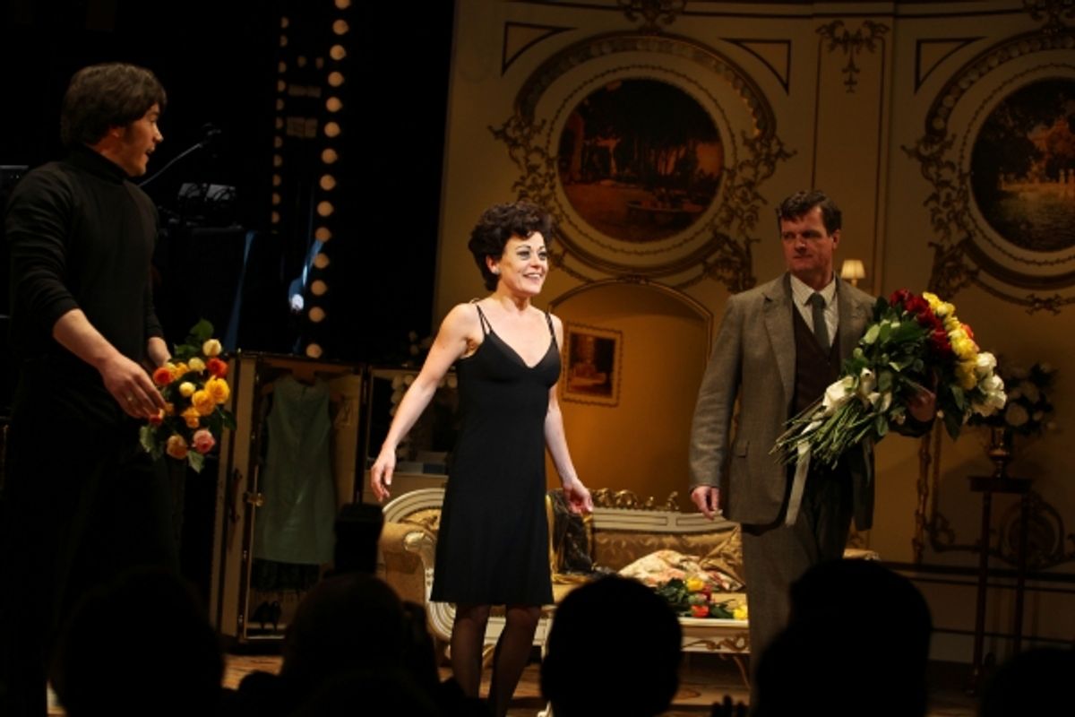 Tracie Bennett with Tom Pelphrey & Michael Cumpsty at 