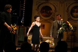 Tracie Bennett with Tom Pelphrey & Michael Cumpsty Photo