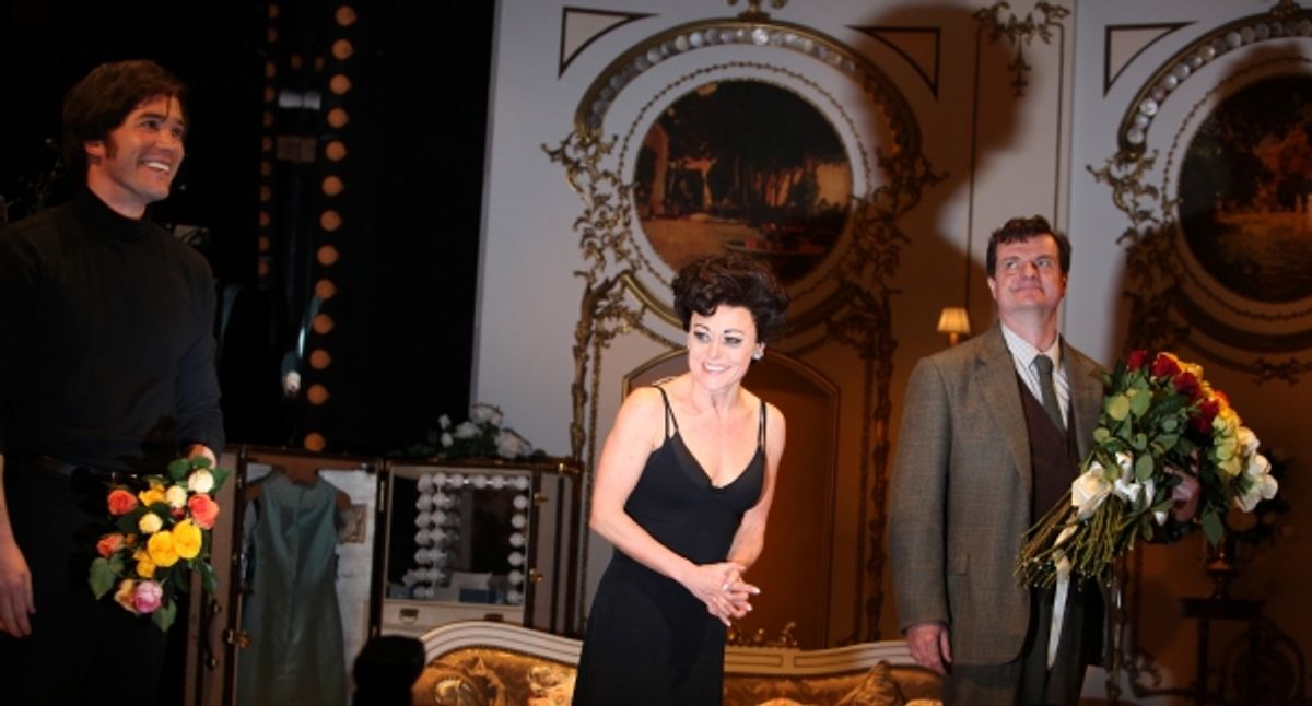 Tracie Bennett with Tom Pelphrey & Michael Cumpsty at 