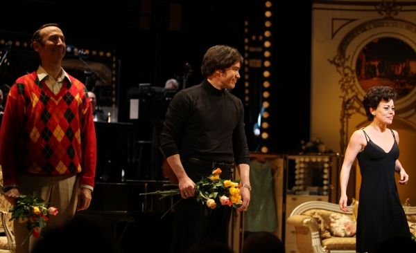 Tracie Bennett with Jay Russell, Tom Pelphrey & Michael Cumpsty Photo