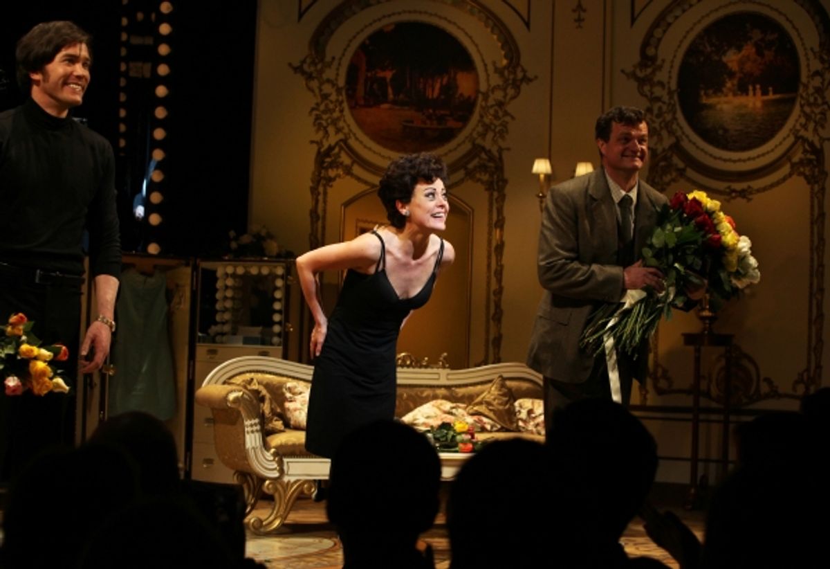 Tracie Bennett with Tom Pelphrey & Michael Cumpsty at 