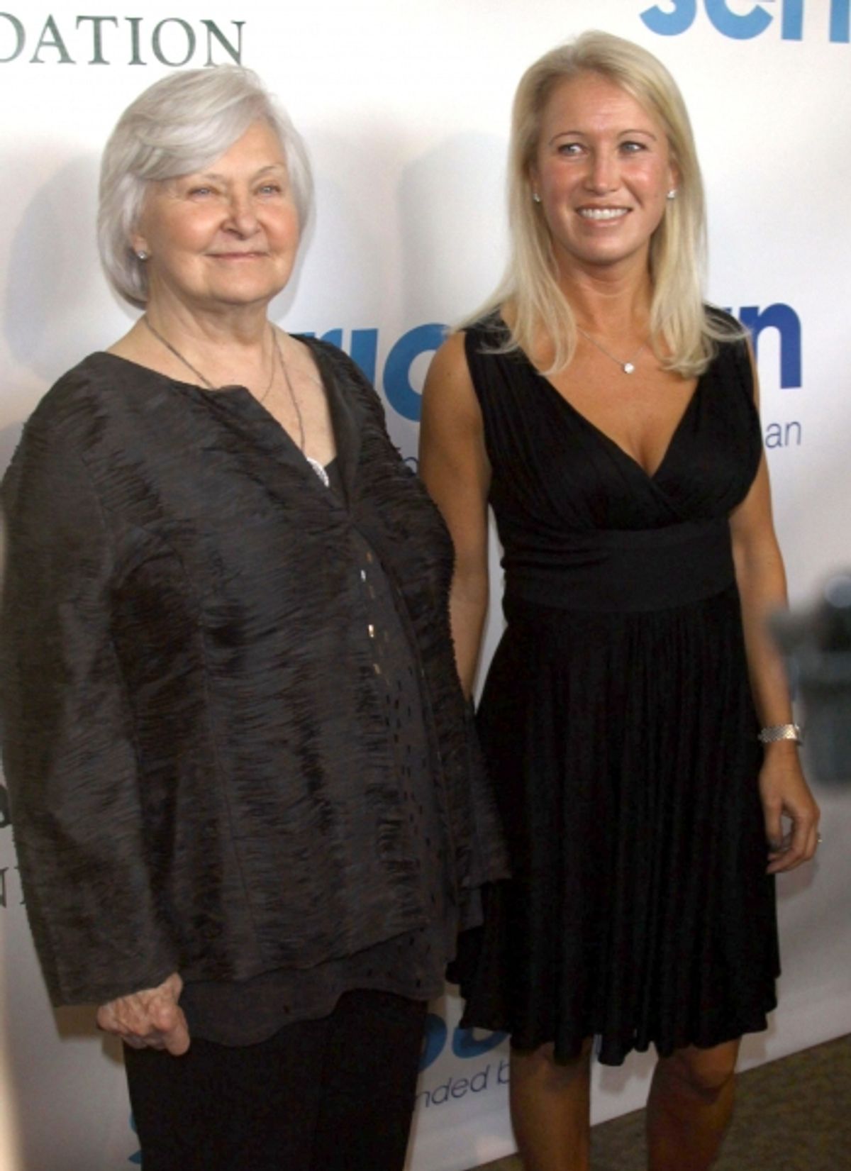 Joanne Woodward and Claire Newman at 