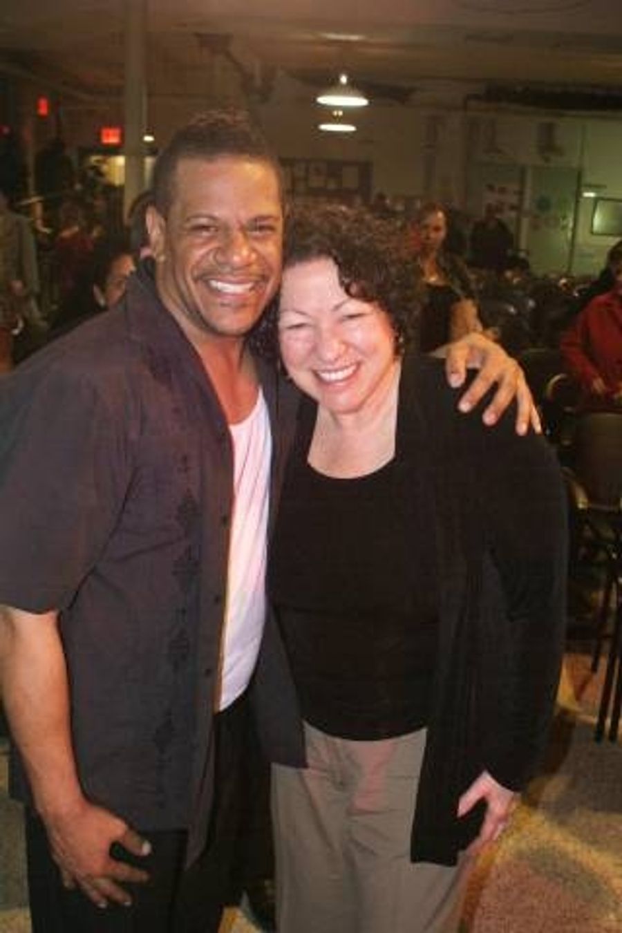 Photo Coverage: Justice Sonia Sotomayor Surprises GROWING UP GONZALES Cast at Jan Hus Playhouse  Image