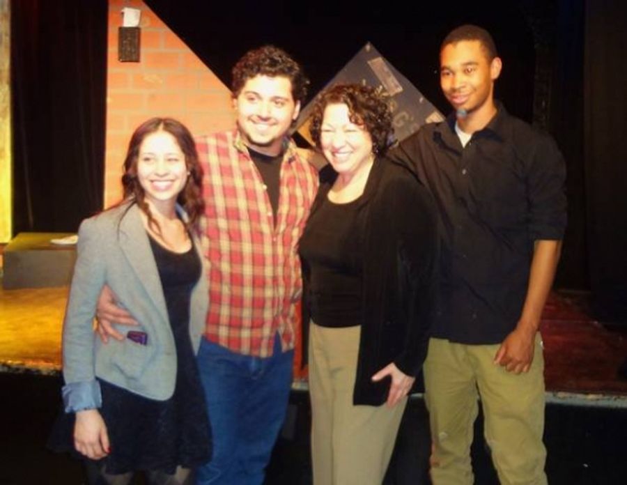 Photo Coverage: Justice Sonia Sotomayor Surprises GROWING UP GONZALES Cast at Jan Hus Playhouse  Image