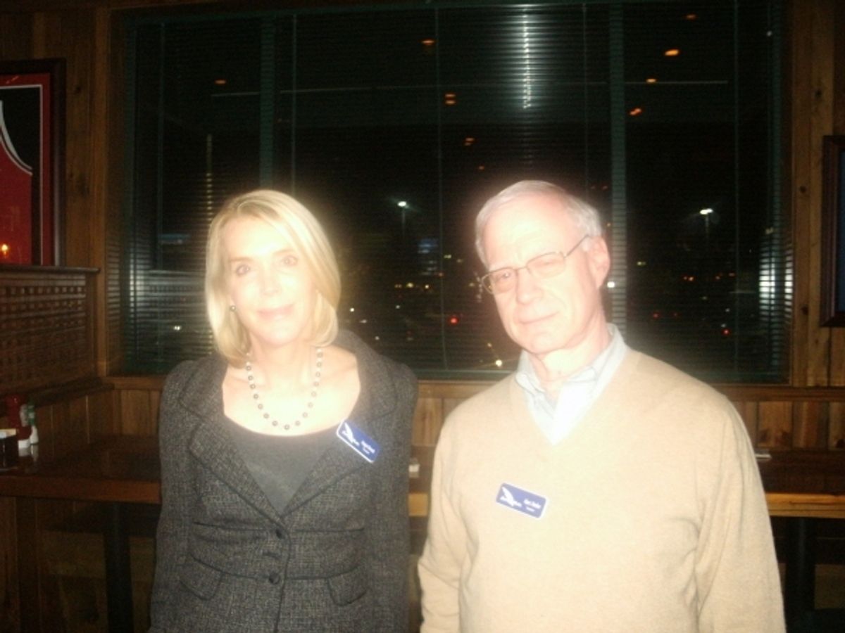 Margaret Bennett and Alan Becker at 