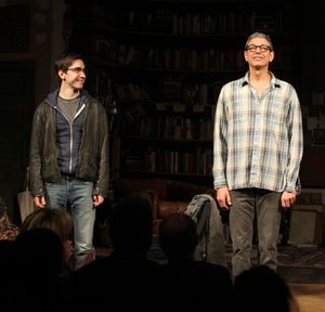 Justin Long & Jeff Goldblum @ BroadwayWorld Justin Long & Jeff Goldblum Photo