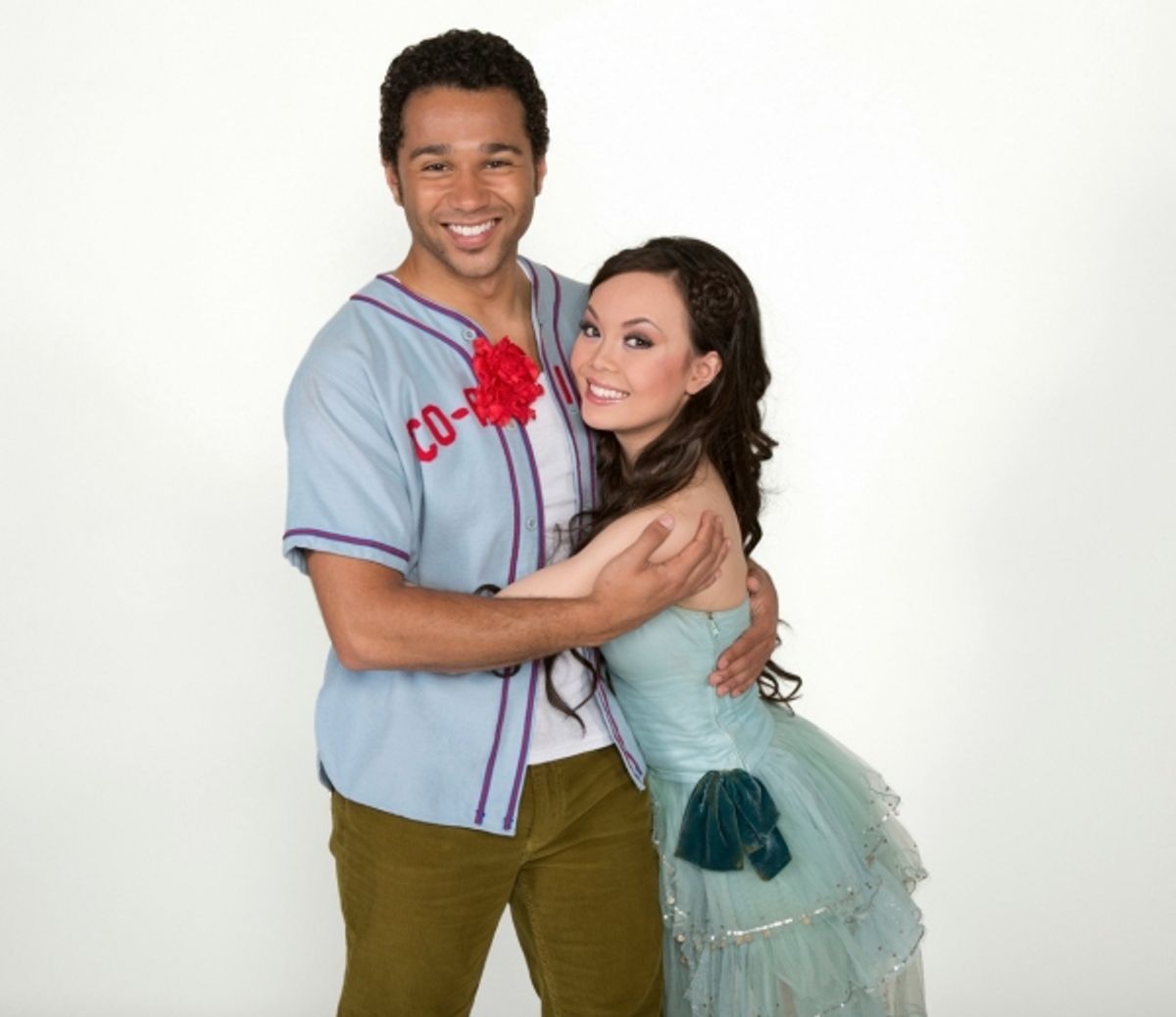 Corbin Bleu and Anna Maria Perez de Tagle at 