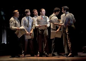 Michael Cerveris and cast of EVITA Photo