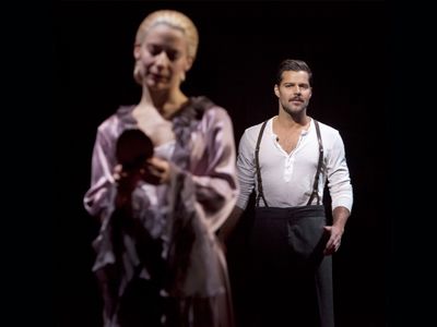 Elena Roger and Ricky Martin
 Photo