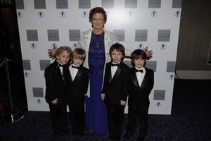 Ann Emery and the boys from Billy Elliot Photo