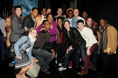 Cast of MEMPHIS with Oprah Winfrey Photo