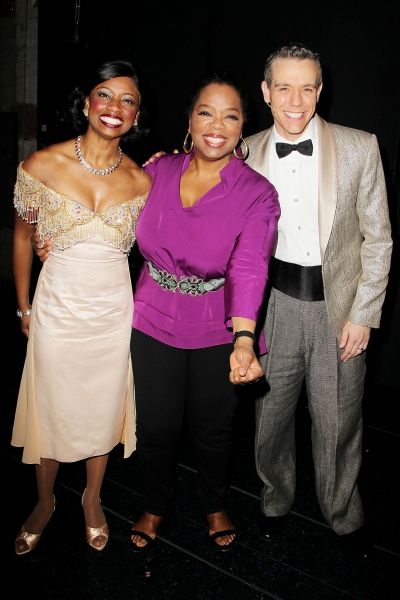Montego Glover, Oprah Winfrey, Adam Pascal Photo