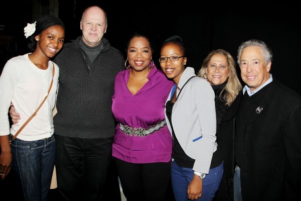 Sade, Randy Adams, Oprah Winfrey, Noxolo, Marleen and Kenny Alhadeff Photo