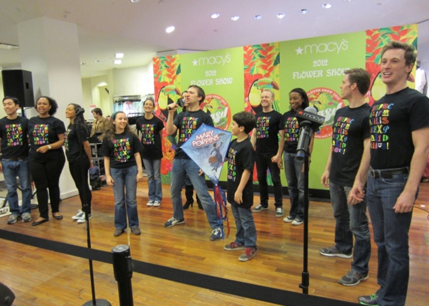 Photo Coverage: MARY POPPINS Visits the Macy's Flower Show!  Image