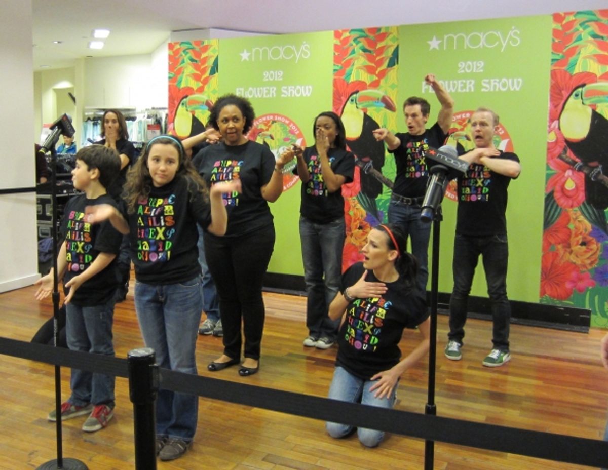 Noah Marlowe, Camille Mancuso, Jen Taylor, Janelle Anne Robinson, Amber Owens, Nic Thompson, Barrett Davis, and Kathleen Nanni at 