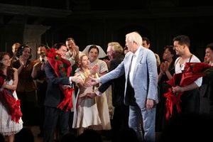 Rachel Potter, Michael Cerveris, Elena Roger, Andrew Lloyd Webber, Tim Rice, Ricky Martin & Max Von Essen with the Company @ BroadwayWorld Rachel Potter, Michael Cerveris, Elena Roger, Andrew Lloyd Webber, Tim Rice, Ricky Ma Photo