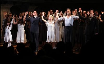 Rachel Potter, Maya Jade Frank, Michael Cerveris, Elena Roger, Ricky Martin & Max Von Photo