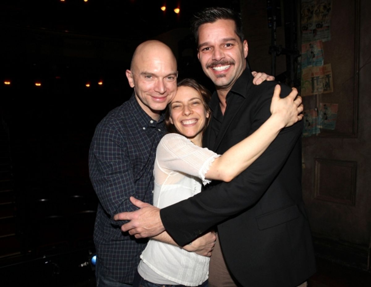 Michael Cerveris, Elena Roger & Ricky Martin at 