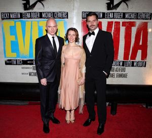 Michael Cerveris, Elena Roger & Ricky Martin Photo