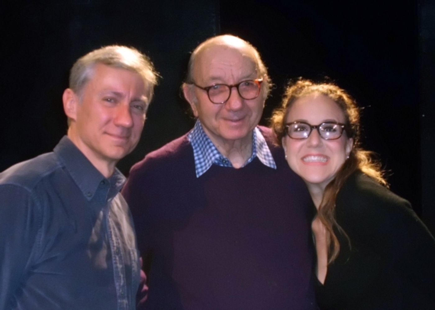Photo Flash: Neil Simon Visits SILENCE! THE MUSICAL  Image