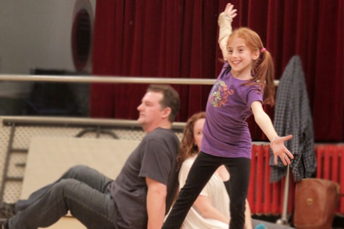 Julianna Rigoglioso (Pippi), Kenneth Heaton (Thunder) and Kimberly Jackson (Asst. Choreographer)
 at 