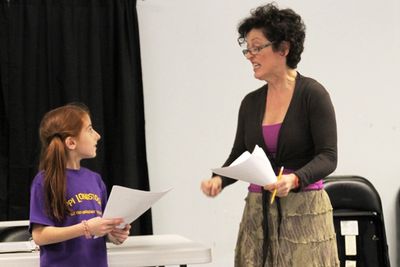 Julianna Riglioso (Pippi) with Terry Palasz (Teacher)
 Photo