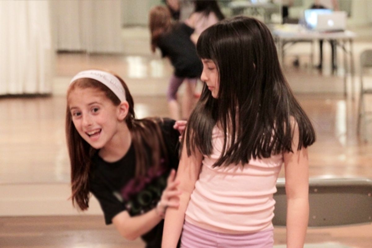 Julianna Rigoglioso (Pippi) and Rachel Weintraub (Annika)
 at 