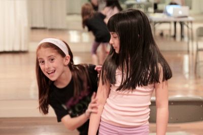 Julianna Rigoglioso (Pippi) and Rachel Weintraub (Annika)
 Photo