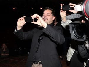 Ricky Martin capturing the moment Photo