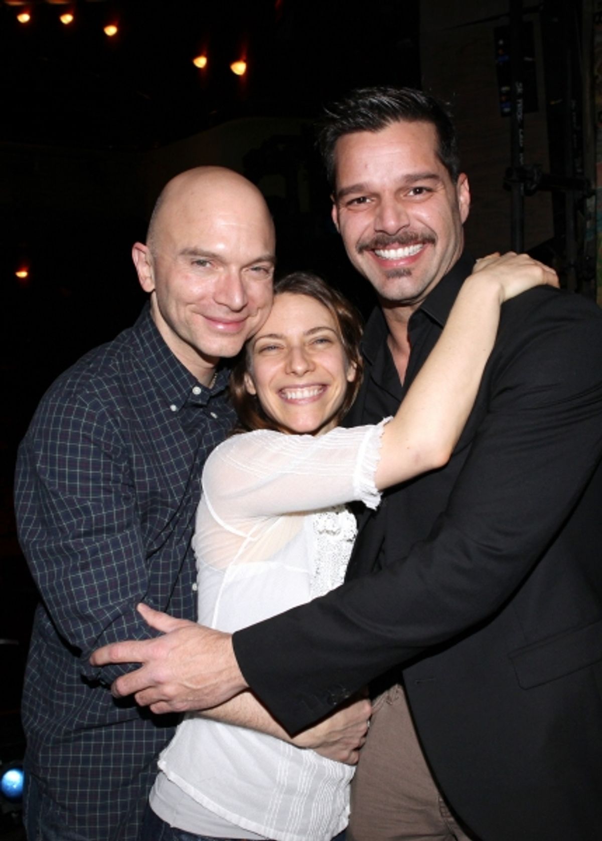 Michael Cerveris, Elena Roger & Ricky Martin at 