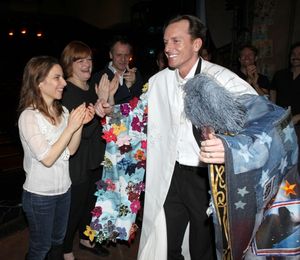 Matt Wall with Elena Roger & Company Photo