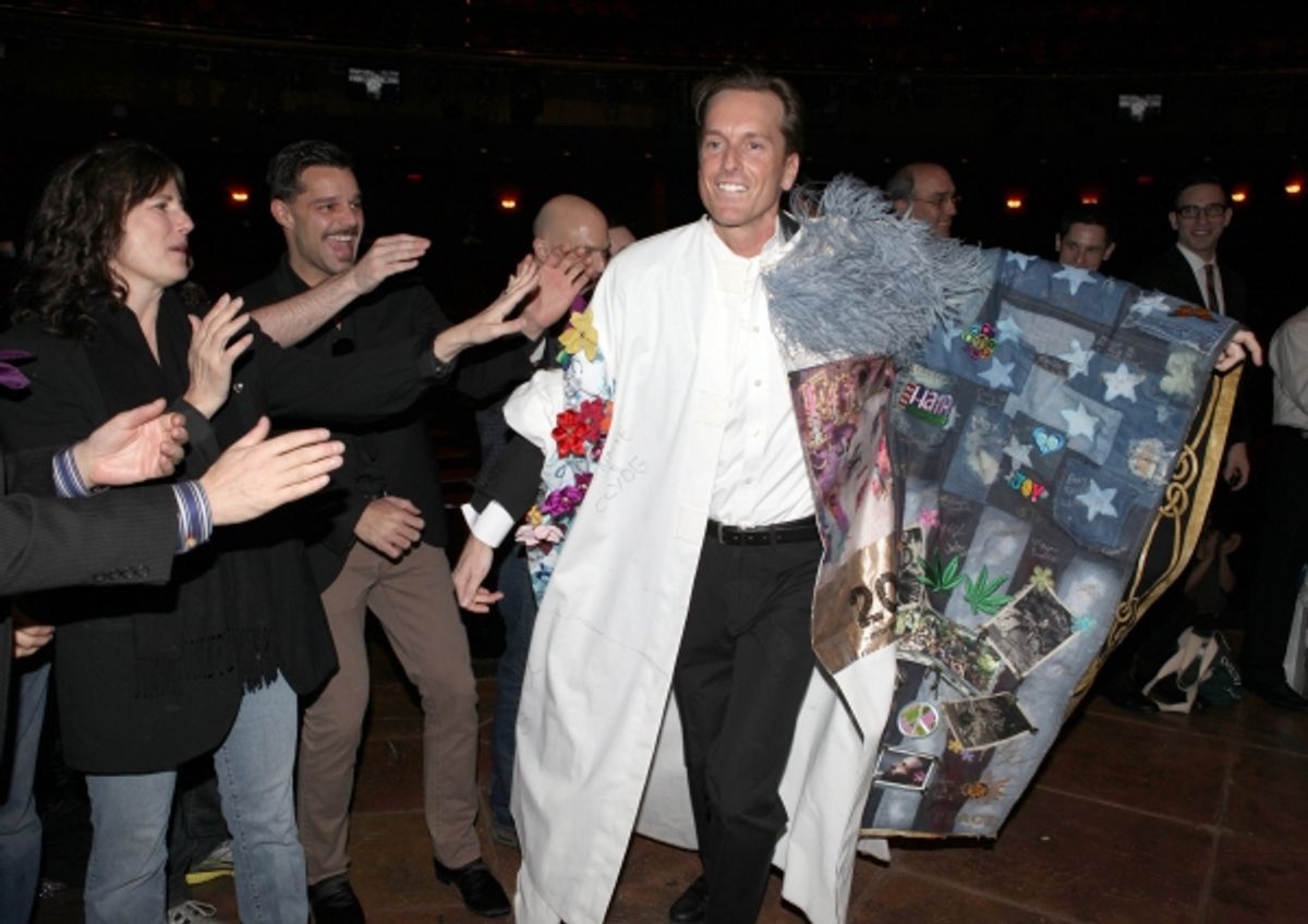 Matt Wall with Ricky Martin, Michael Cerveris and Company at 