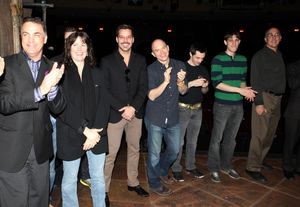 Ricky Martin & Michael Cerveris with Company Photo