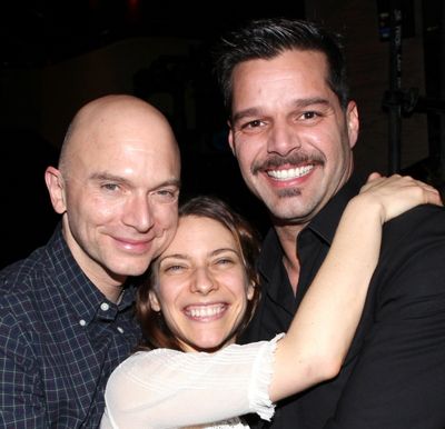 Elena Roger with Michael Cerveris & Ricky Martin Photo