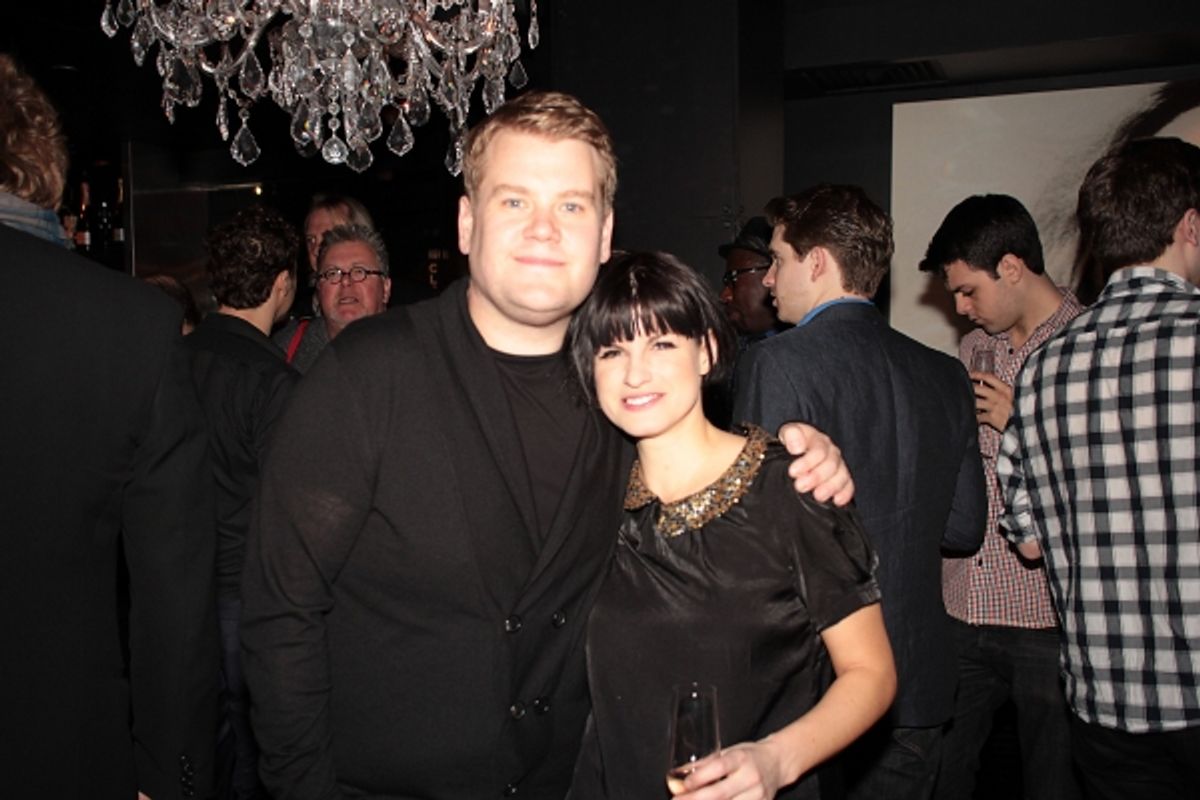 James Corden, Jemima Rooper at 