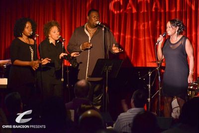Valerie Pinkston, Lynne Fiddmont, Will Weaton and Yvette Cason perform at Catalina Ja Photo