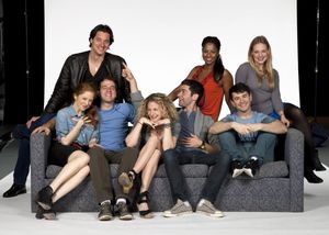 (Front row, from left) Kate Morgan Chadwick, Kelsey Kurz, Lauren Molina, Adam Kantor  Photo