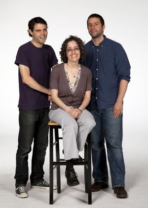 Nobody Loves You director Michelle Tattenbaum with (left) composer/lyricist Gaby Alte Photo