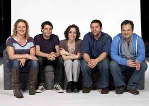 Mandy Moore, Gaby Alter, Michelle Tattenbaum, Itamar Moses and Vadim Feichtner
 Photo