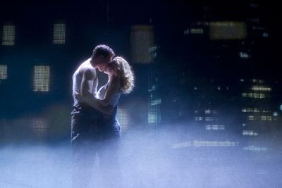 Richard Fleeshman (Sam Wheat) and Caissie Levy (Molly Jensen) Photo