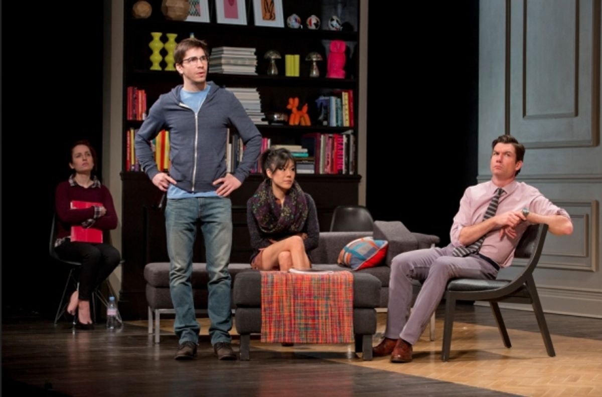 Zoe-Lister-Jones, Justin Long, Hettienne Park and Jerry O'Connell at 