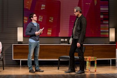 Justin Long and Jeff Goldblum Photo