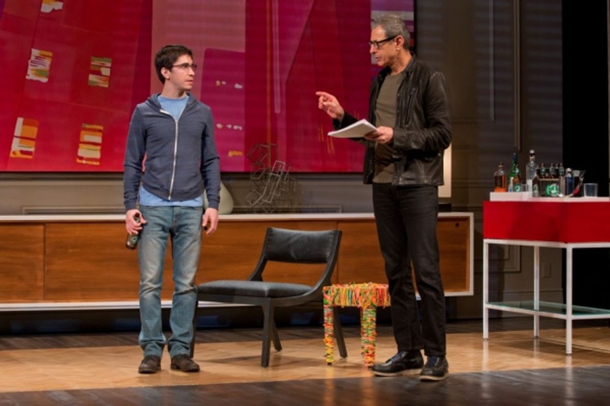 Justin Long and Jeff Goldblum at 